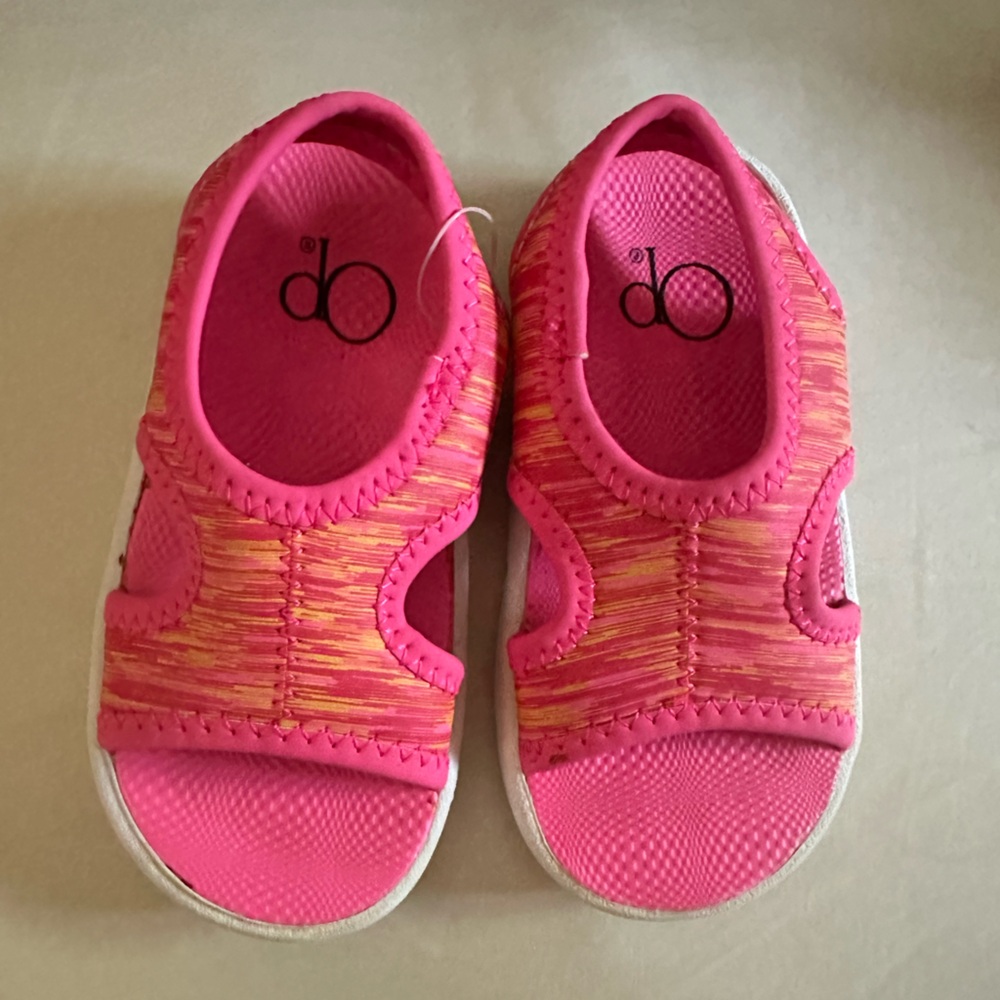 OP Kids Water Shoes - Pink and Yellow